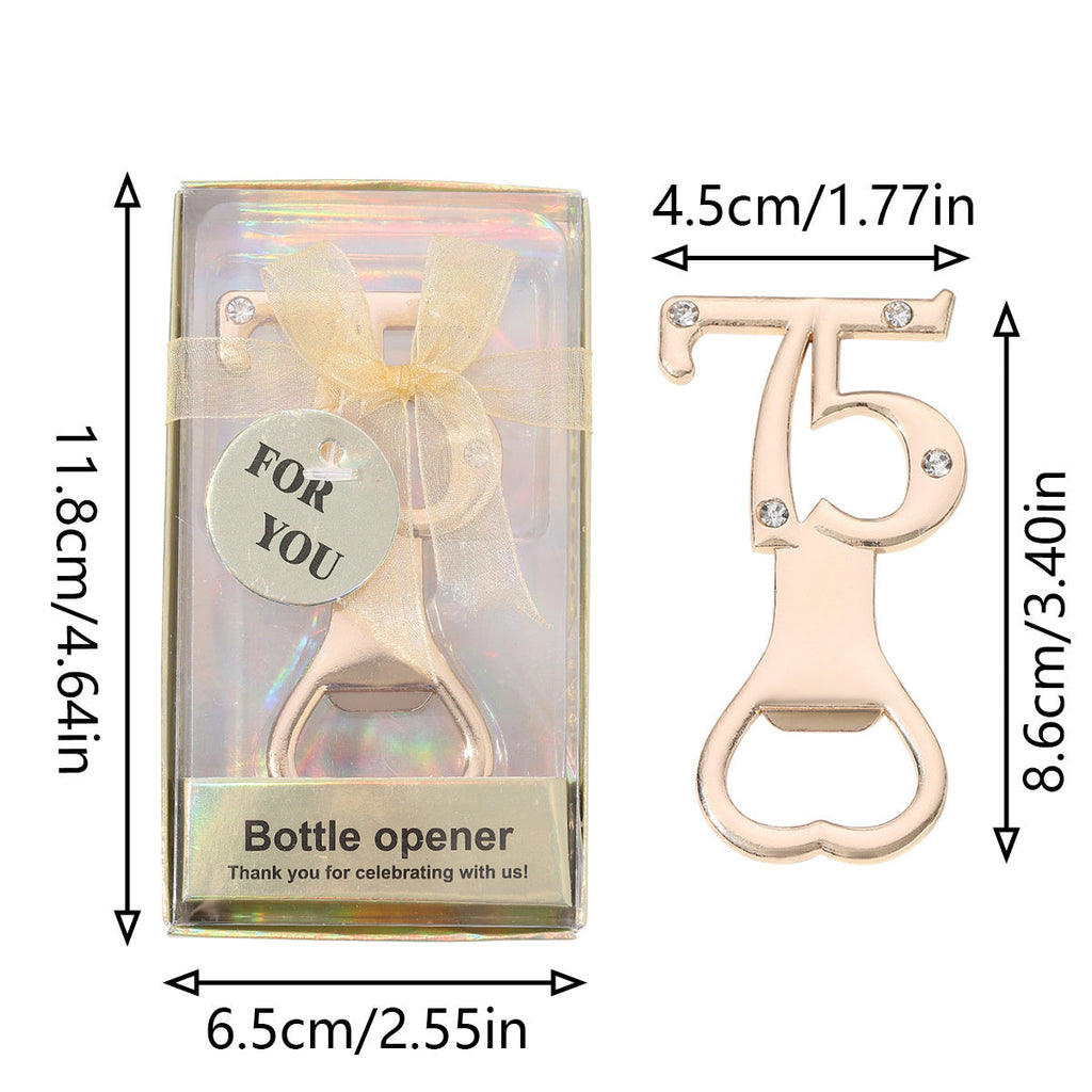 Milestone Number Bottle Opener Party Favor - Image 5