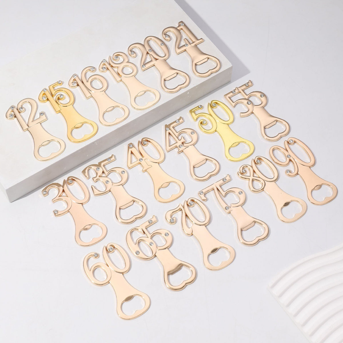 Milestone Number Bottle Opener Party Favor - Image 1