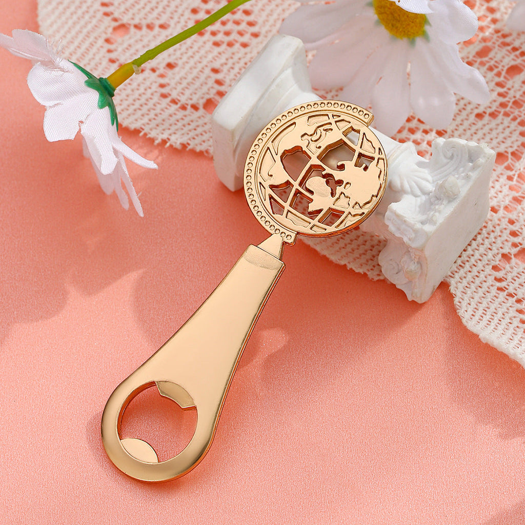 Gold Globe Bottle Opener Party Favor - Image 8