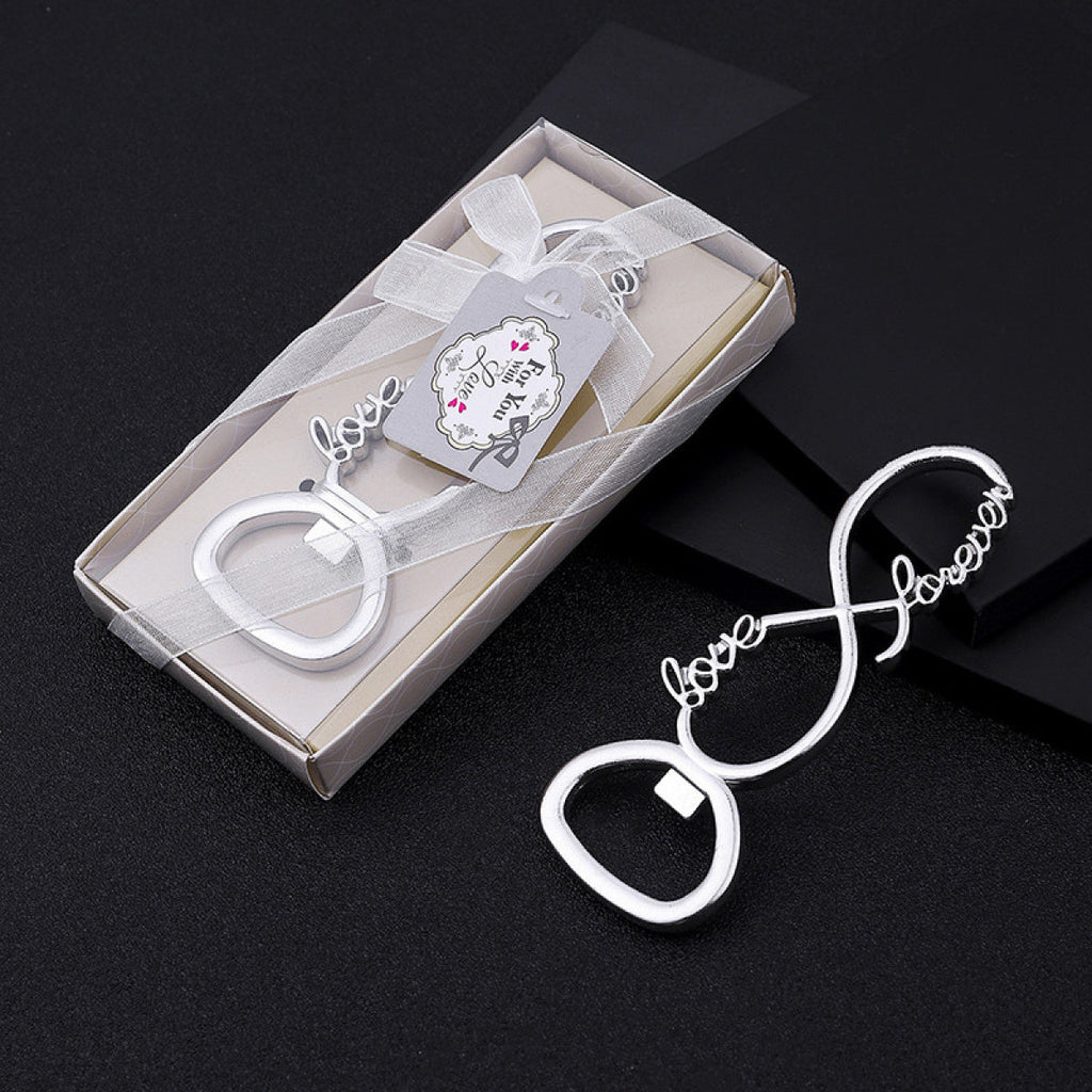 Love Forever Infinity Bottle Opener Party Favor - Image 1