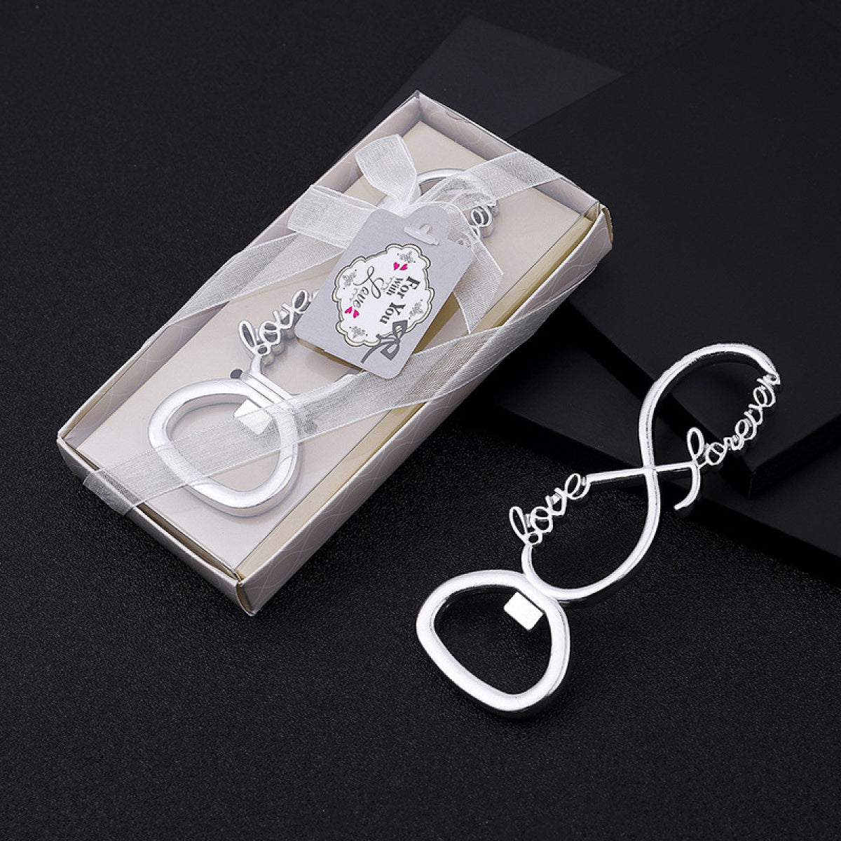 Love Forever Infinity Bottle Opener Party Favor - Image 1