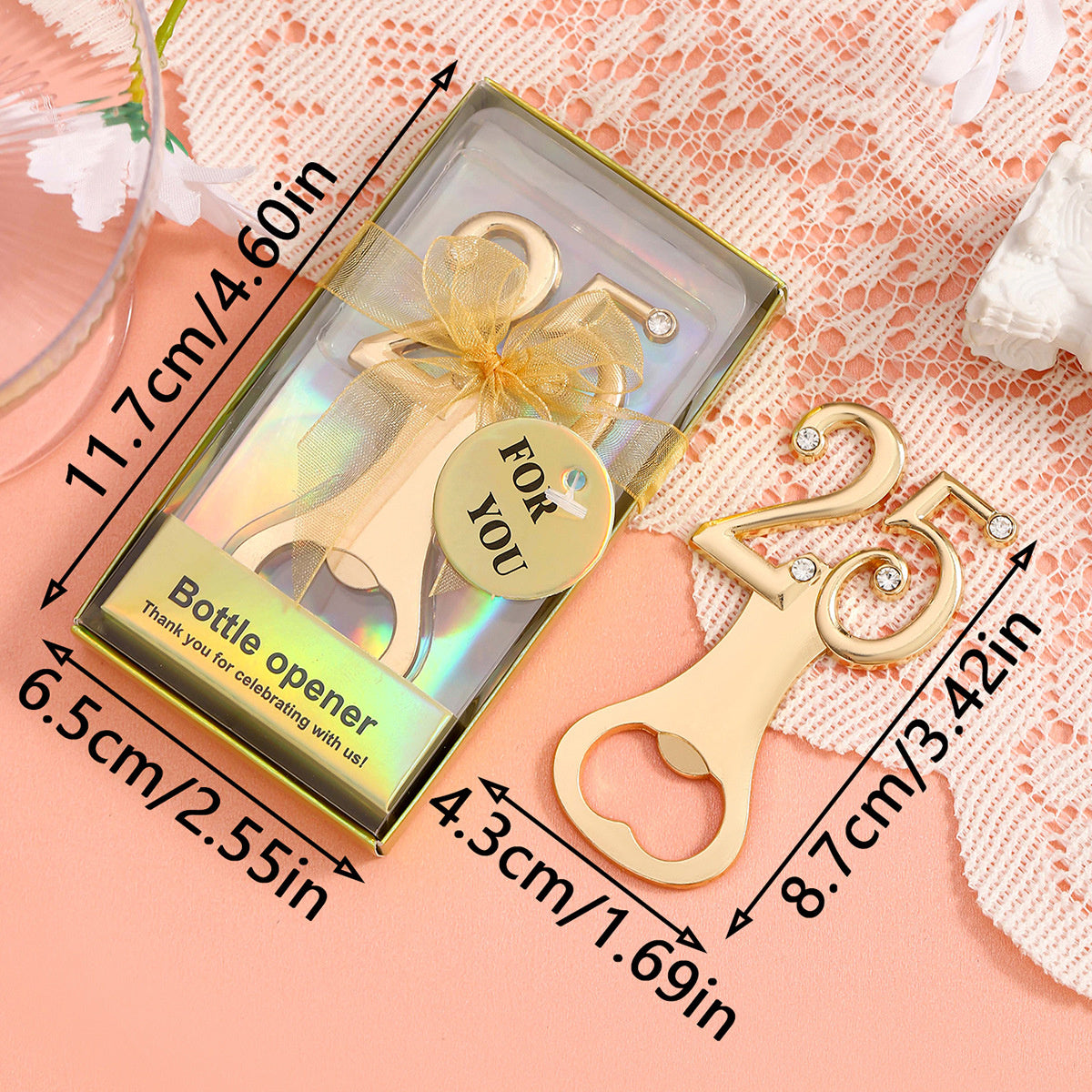 Milestone Number Bottle Opener Party Favor - Image 15