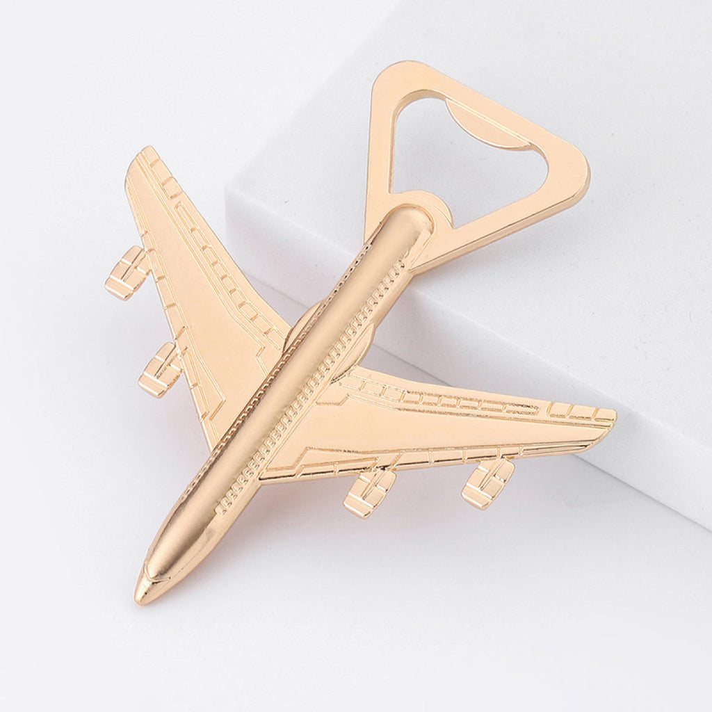 Gold Jet Airplane Bottle Opener - Image 3