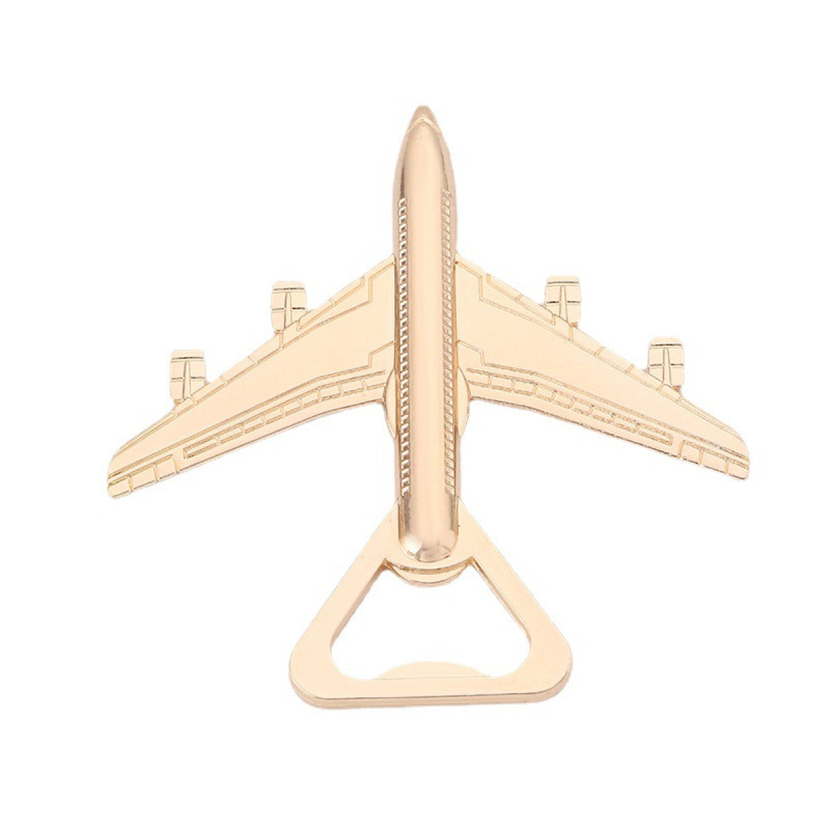 Gold Jet Airplane Bottle Opener - Image 5