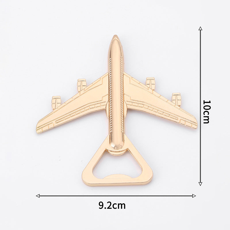 Gold Jet Airplane Bottle Opener - Image 7