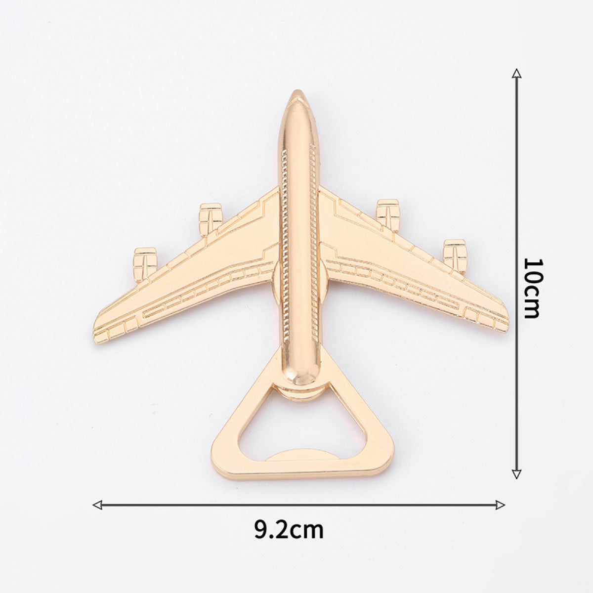 Gold Jet Airplane Bottle Opener - Image 4
