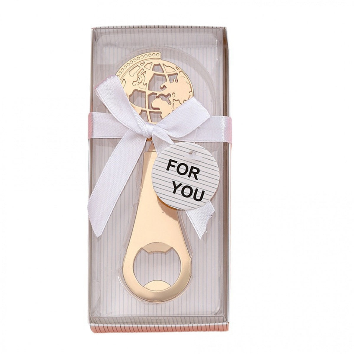 Gold Globe Bottle Opener Party Favor - Image 5