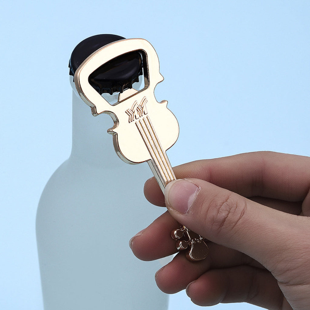 Gold Violin Bottle Opener Party Favor - Image 8