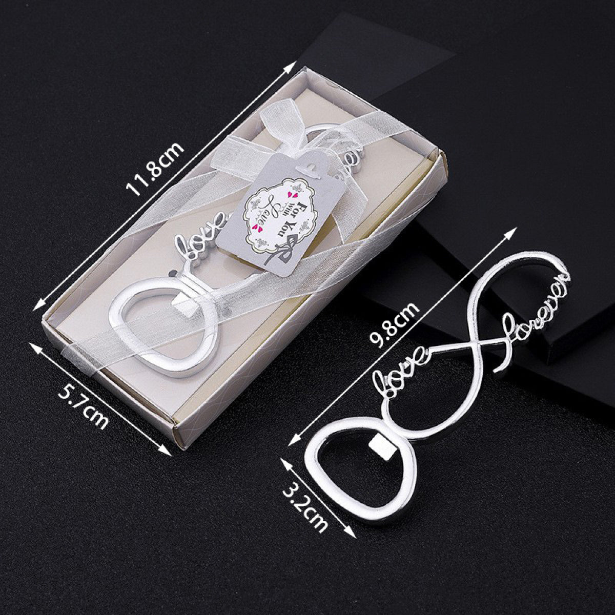 Love Forever Infinity Bottle Opener Party Favor - Image 4