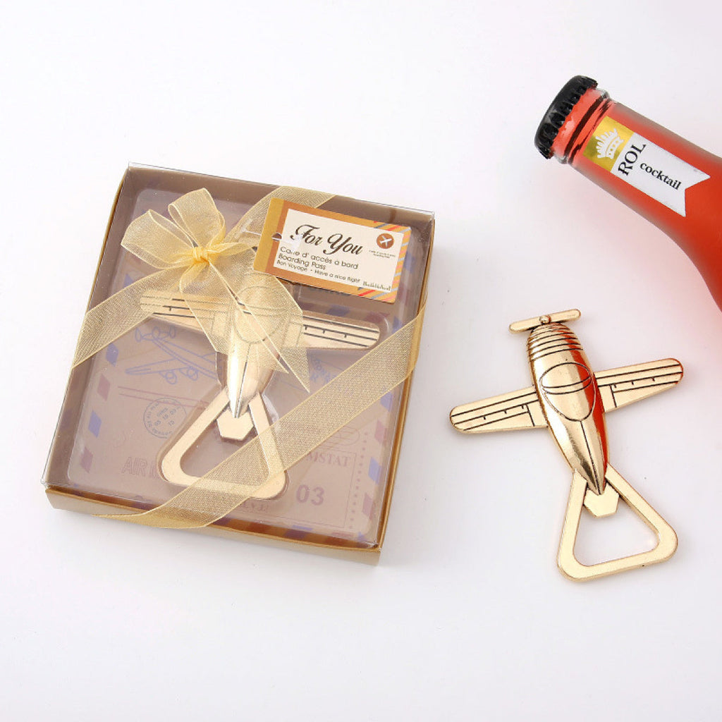 Gold Airplane Bottle Opener - Image 9