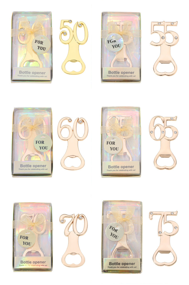 Milestone Number Bottle Opener Party Favor - Image 24