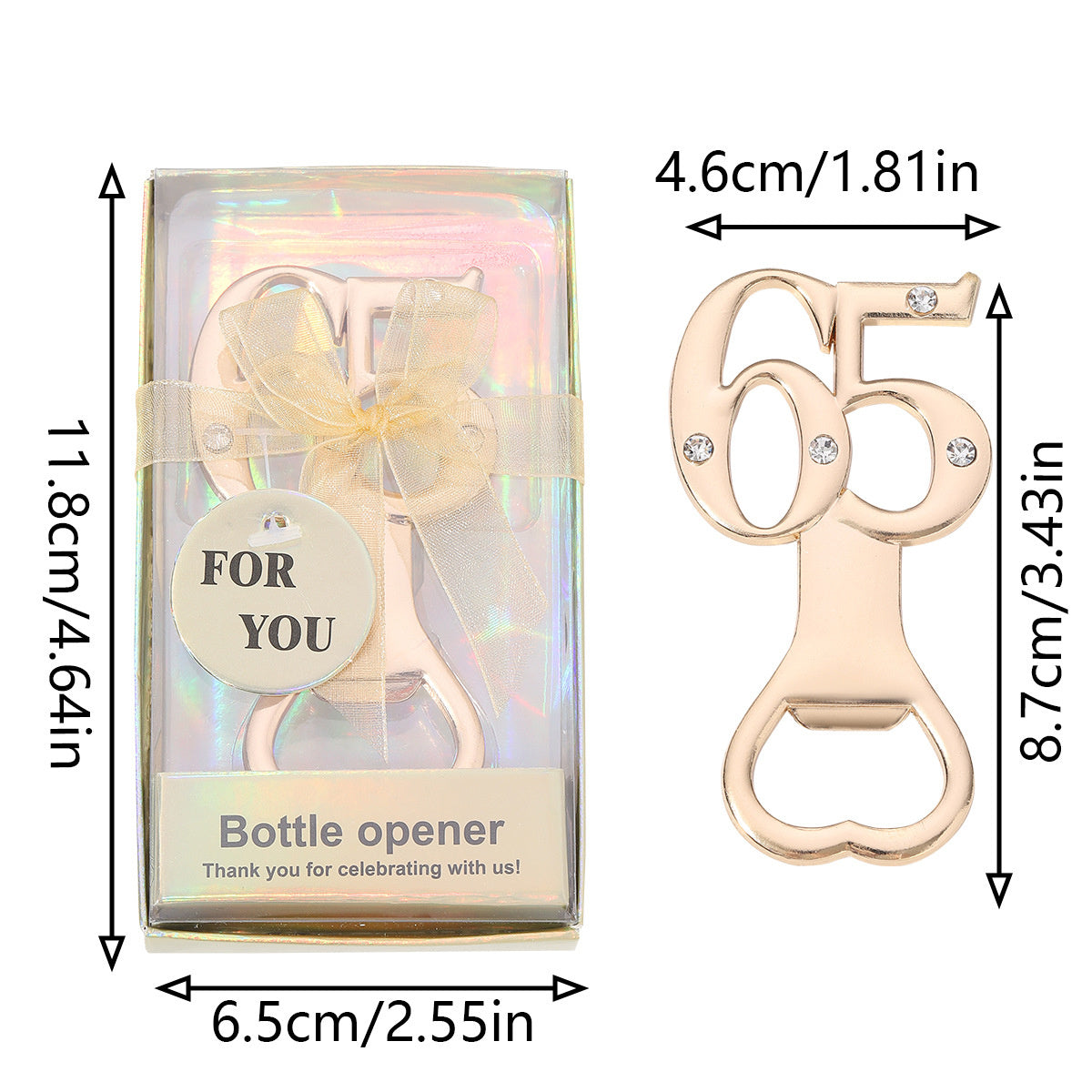 Milestone Number Bottle Opener Party Favor - Image 7