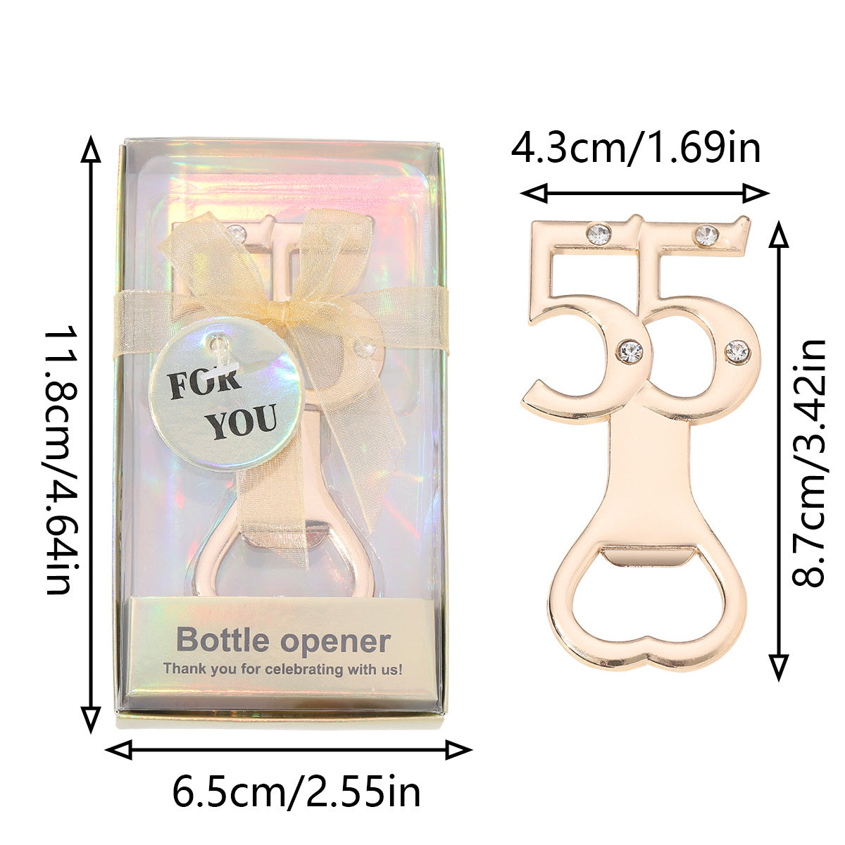 Milestone Number Bottle Opener Party Favor - Image 9