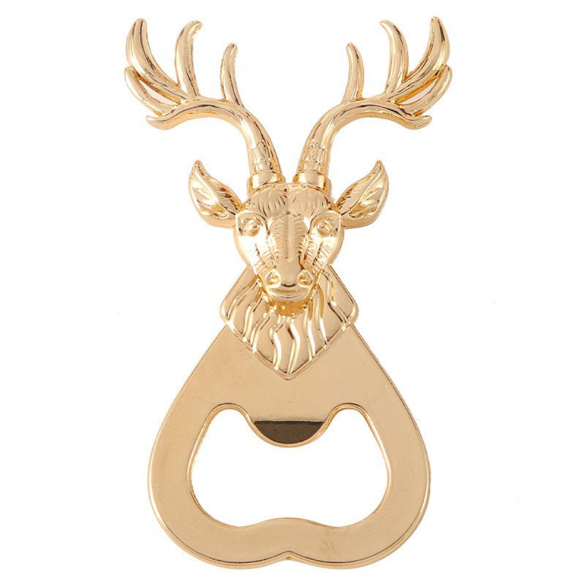 Gold Deer Head Bottle Opener Party Favor - Image 8