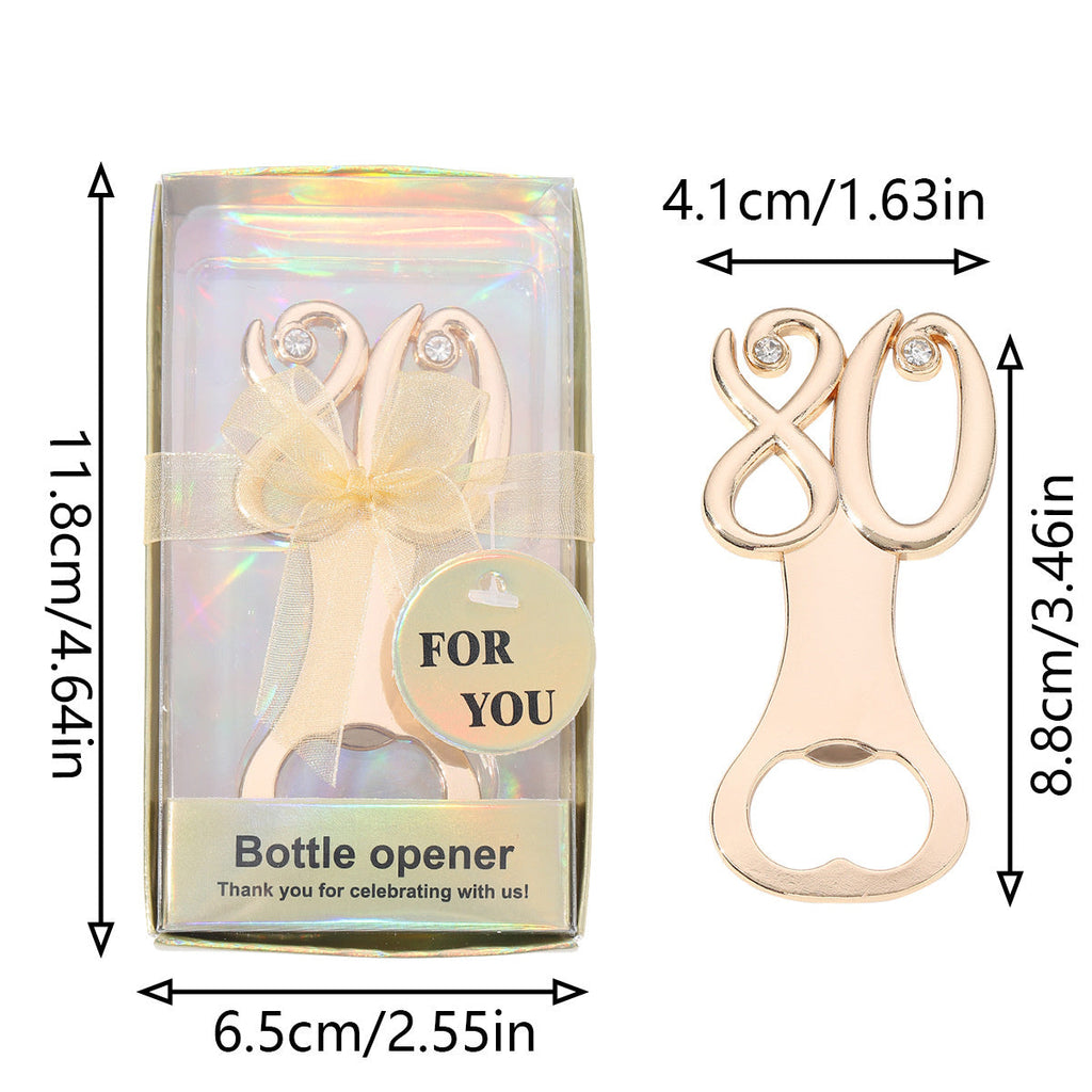 Milestone Number Bottle Opener Party Favor - Image 4