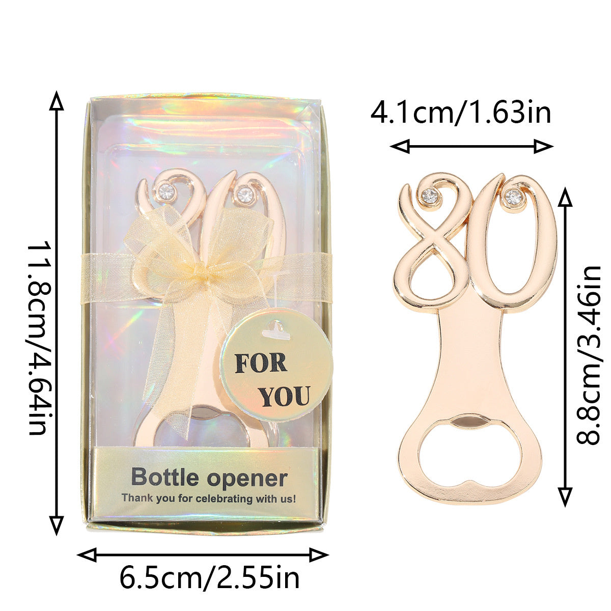 Milestone Number Bottle Opener Party Favor - Image 4