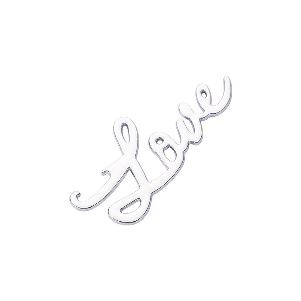 Silver Love Script Bottle Opener - Image 5