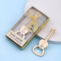 Gold Violin Bottle Opener Party Favor - Image 1