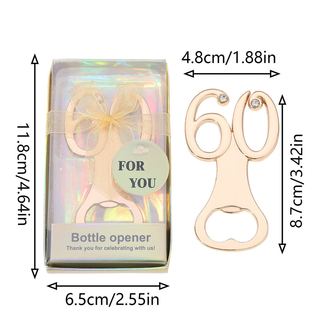 Milestone Number Bottle Opener Party Favor - Image 8